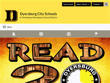Tablet Screenshot of dyersburgcityschools.org